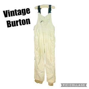 Vintage Burton Snowboard Universe Women Large Overalls